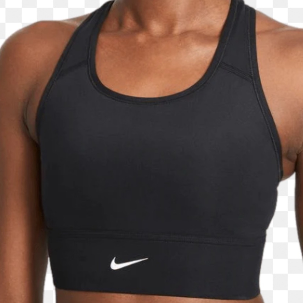 Nike Longline Sports Bra - Black